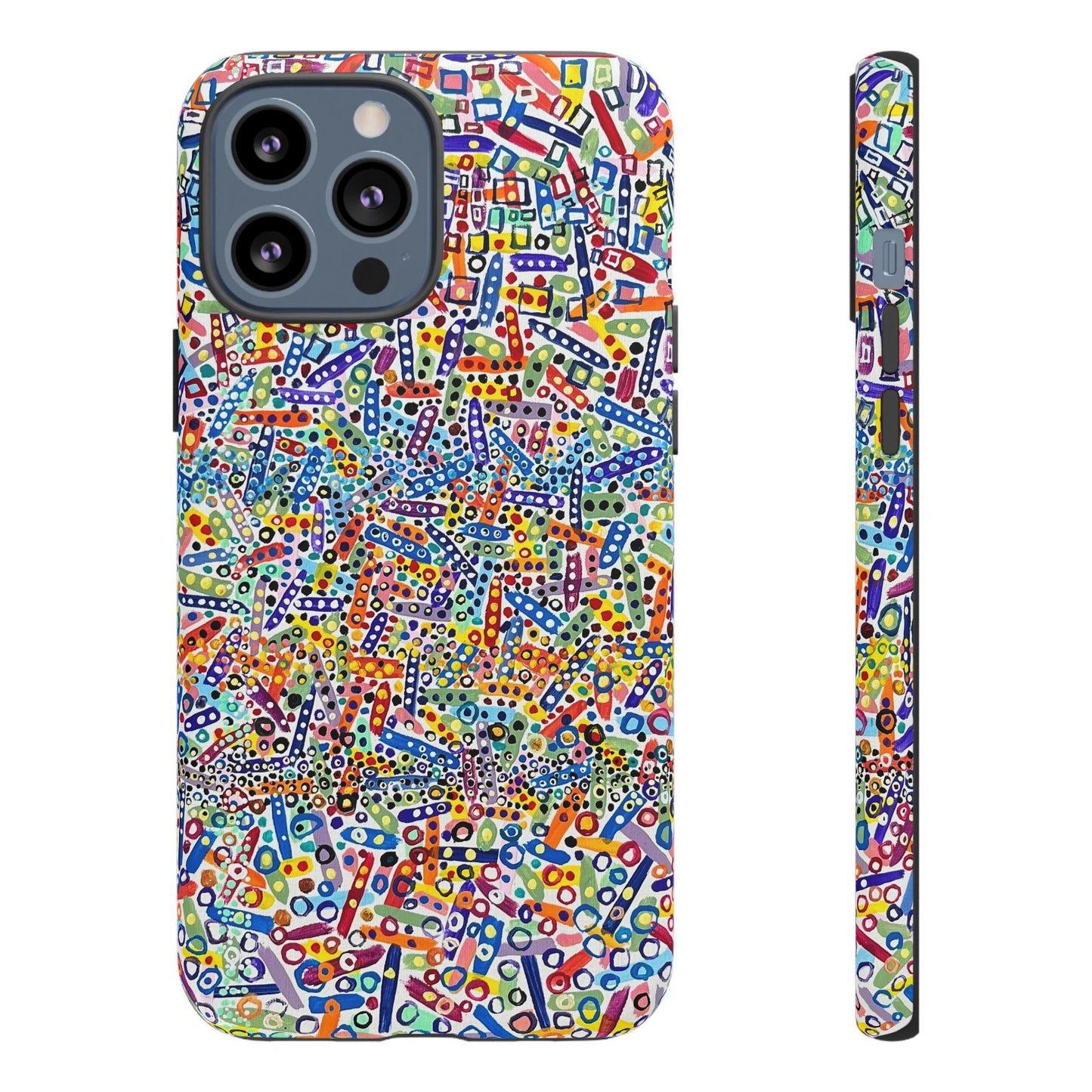 Phone Case "Imbrications" Painting