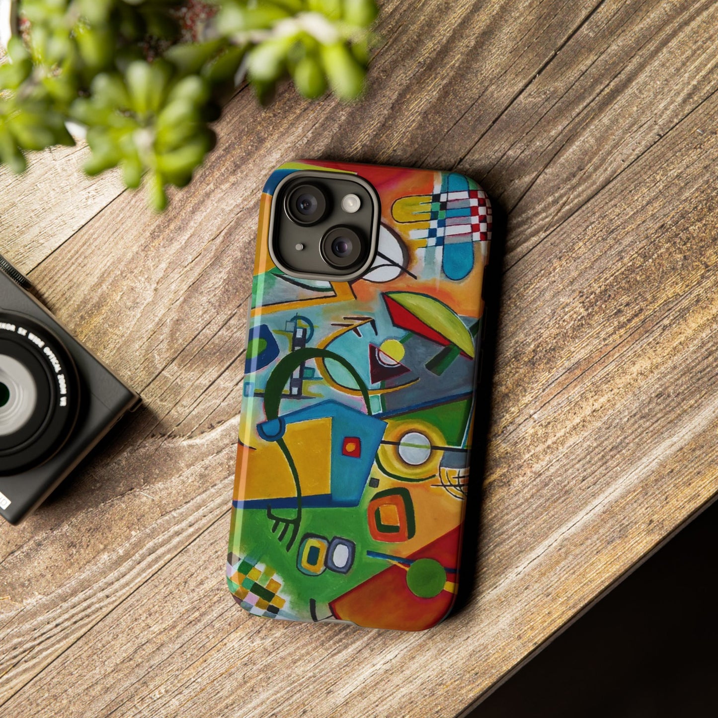 Phone Case "Kandinsky Inspired" Painting