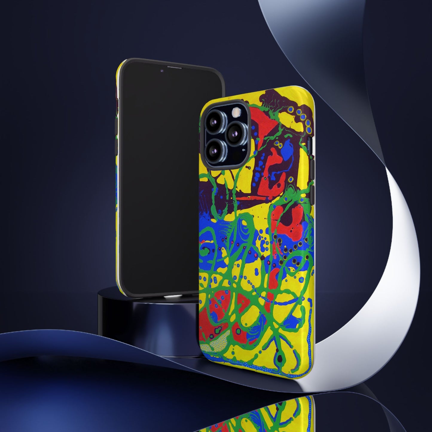 Phone Case, "Trails of a Frog" painting
