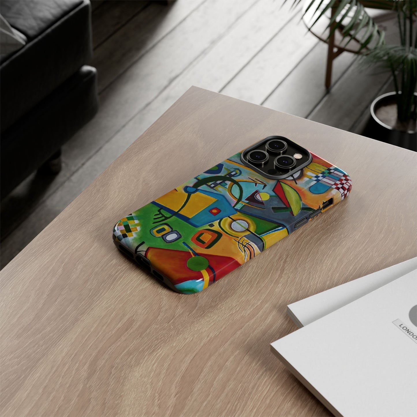 Phone Case "Kandinsky Inspired" Painting