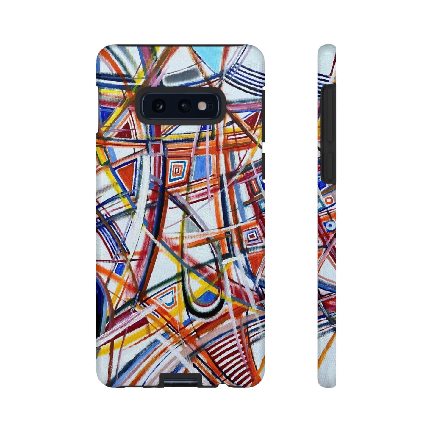 Phone Case with "Raceday at the Brickyard" painting design