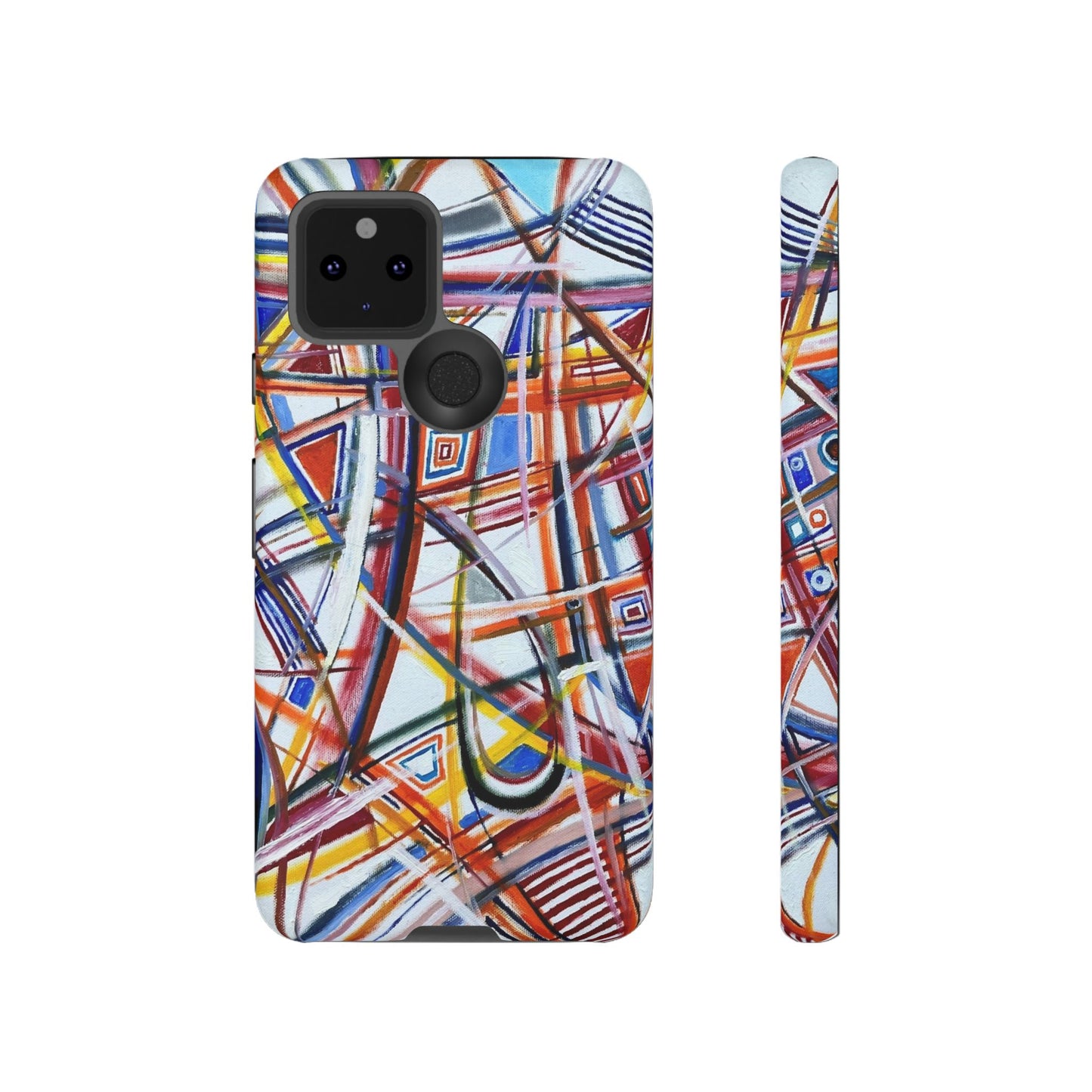 Phone Case with "Raceday at the Brickyard" painting design