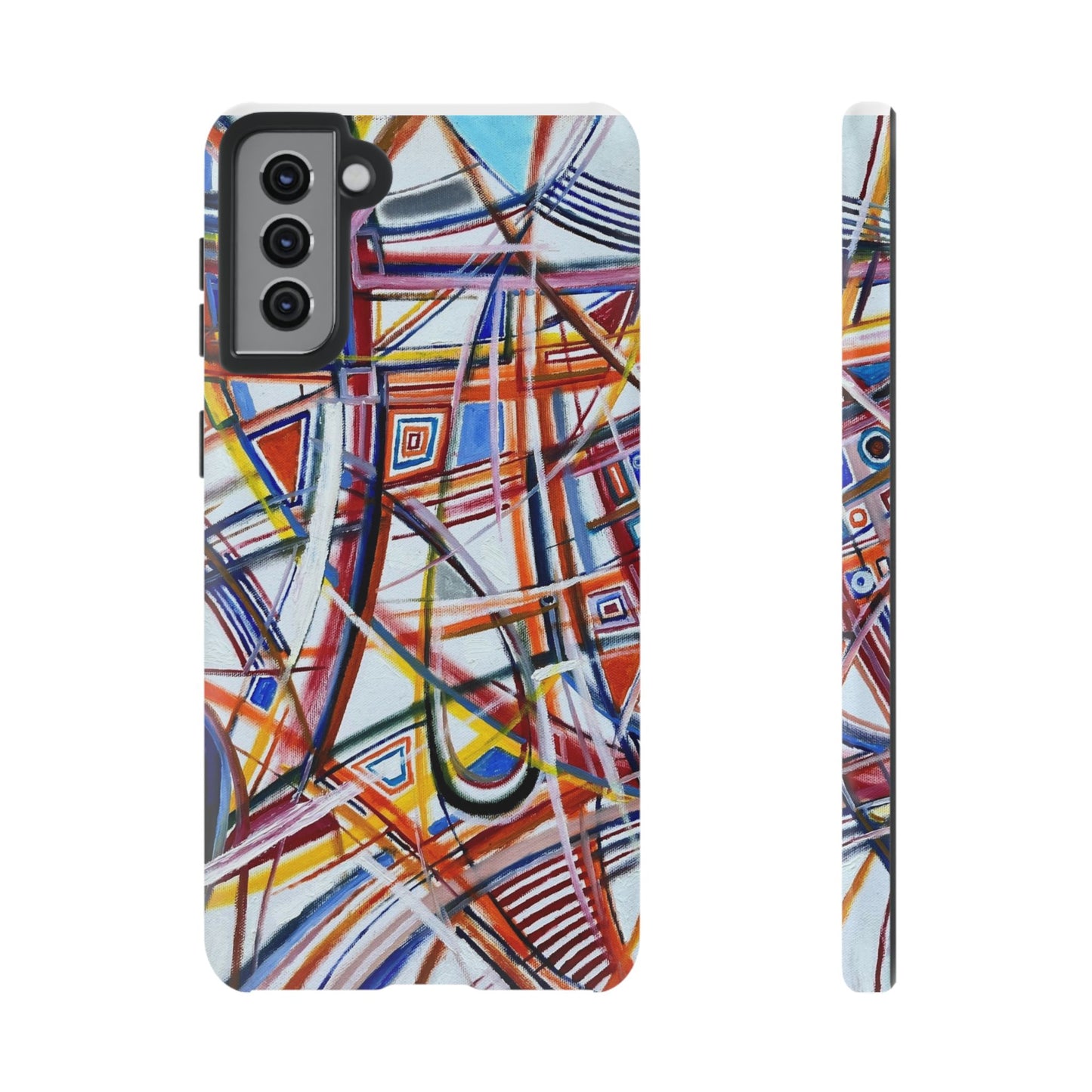 Phone Case with "Raceday at the Brickyard" painting design