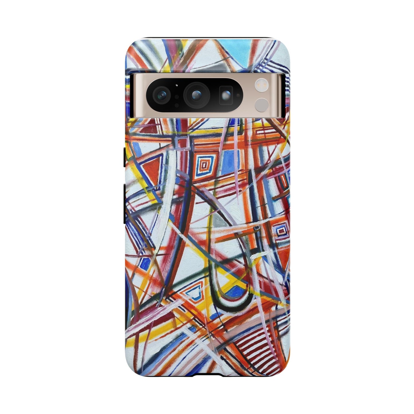 Phone Case with "Raceday at the Brickyard" painting design