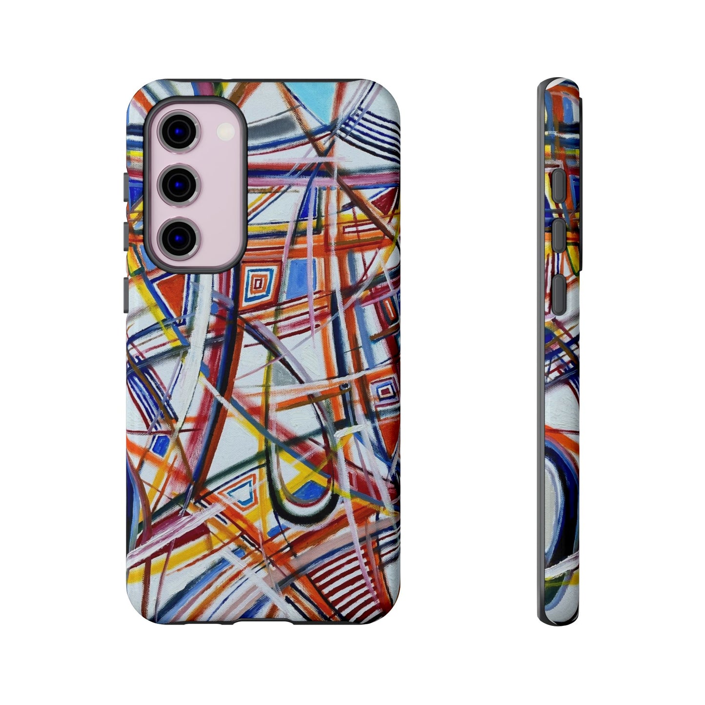 Phone Case with "Raceday at the Brickyard" painting design