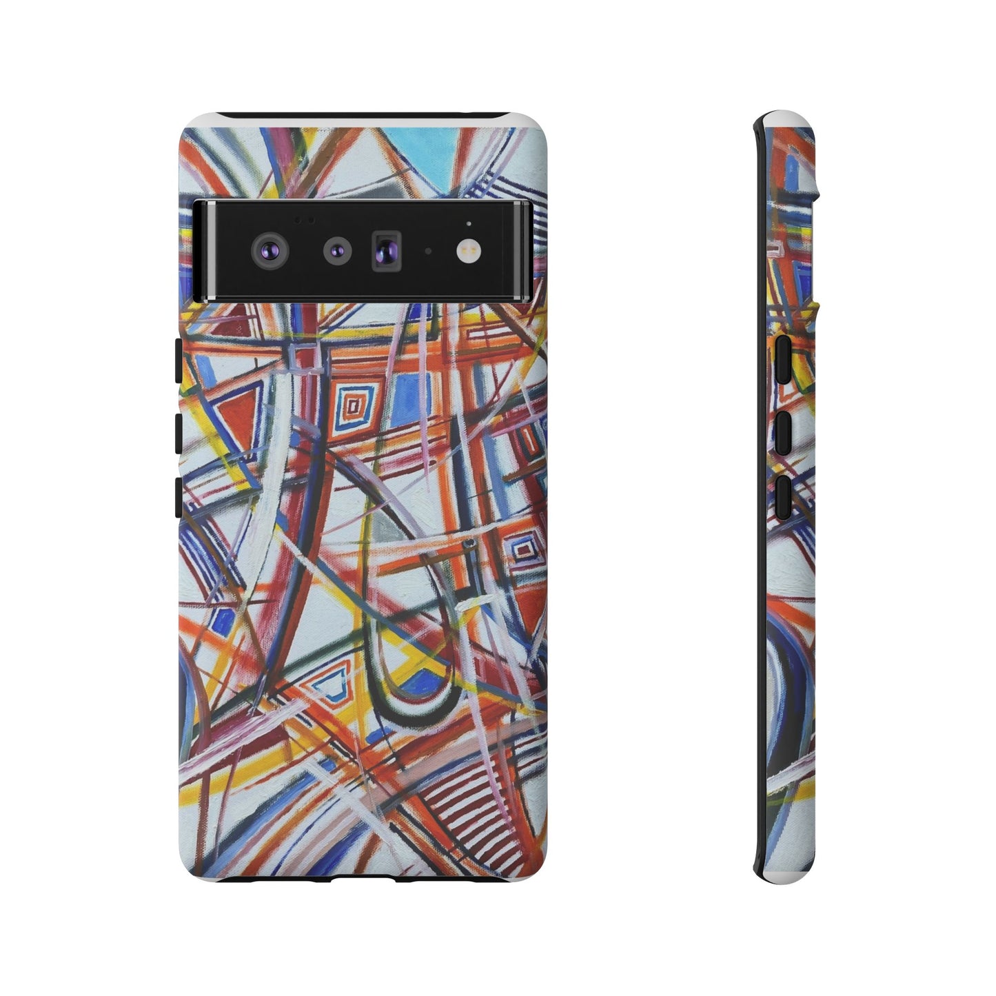 Phone Case with "Raceday at the Brickyard" painting design