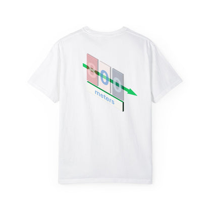 T-shirt with 800m Track Competitor Design