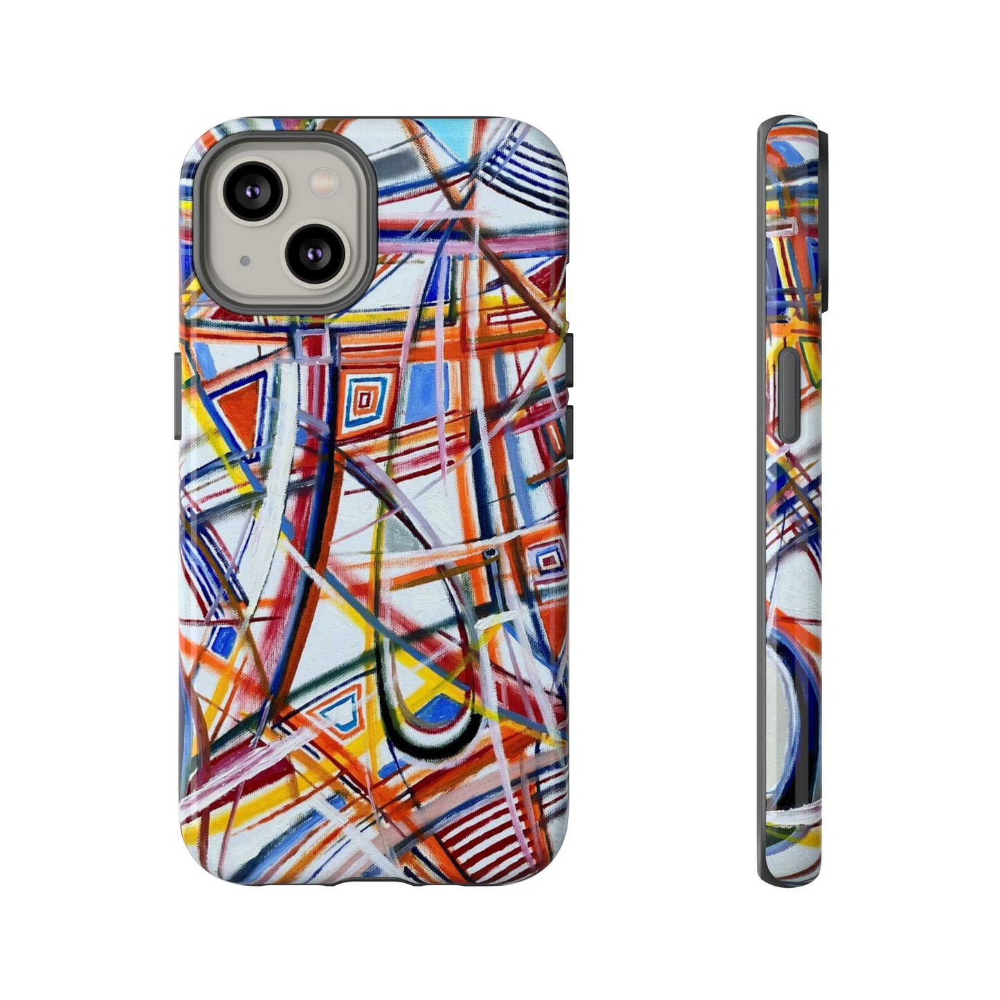 Phone Case with "Raceday at the Brickyard" painting design