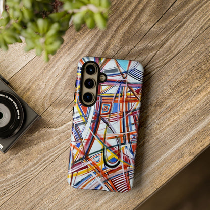 Phone Case with "Raceday at the Brickyard" painting design