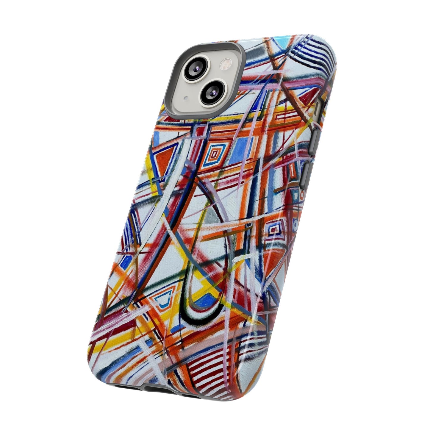 Phone Case with "Raceday at the Brickyard" painting design