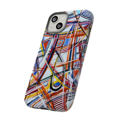 Phone Case with "Raceday at the Brickyard" painting design