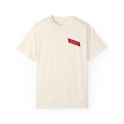 T-shirt with 800m Track Competitor Design