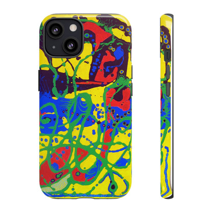Phone Case, "Trails of a Frog" painting