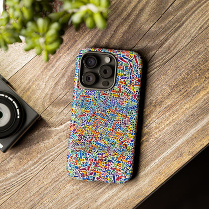 Phone Case "Imbrications" Painting