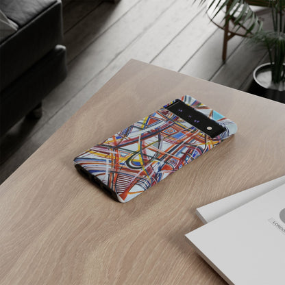Phone Case with "Raceday at the Brickyard" painting design