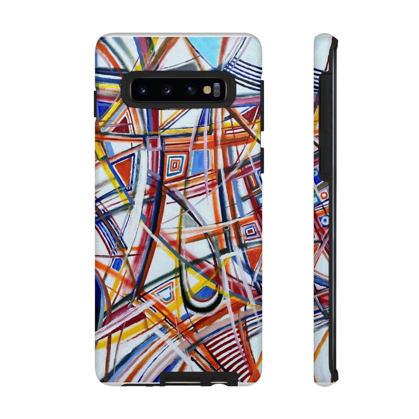 Phone Case with "Raceday at the Brickyard" painting design