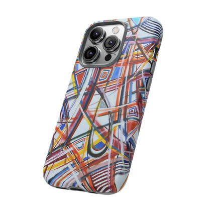 Phone Case with "Raceday at the Brickyard" painting design