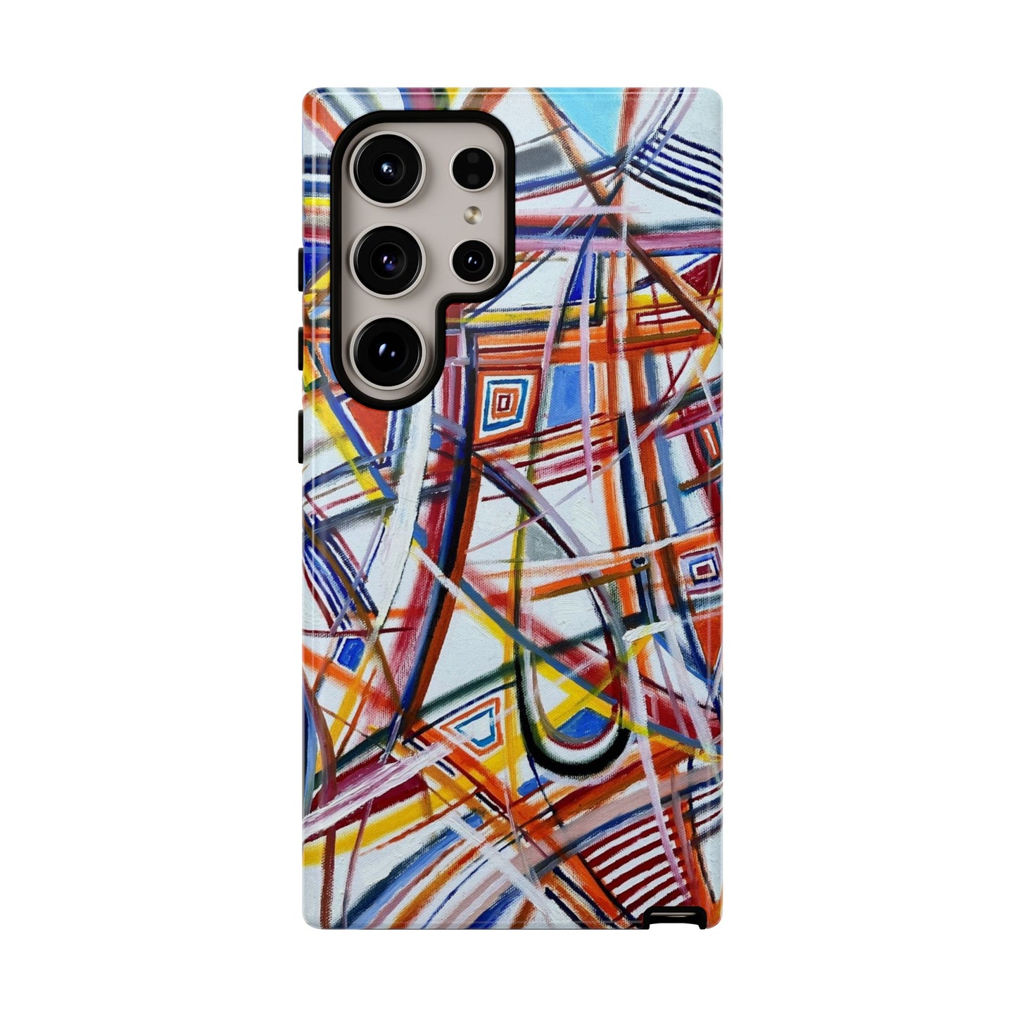 Phone Case with "Raceday at the Brickyard" painting design