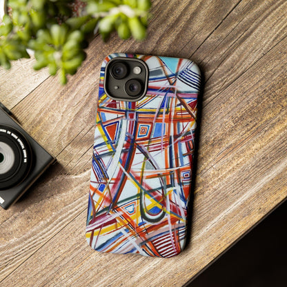 Phone Case with "Raceday at the Brickyard" painting design