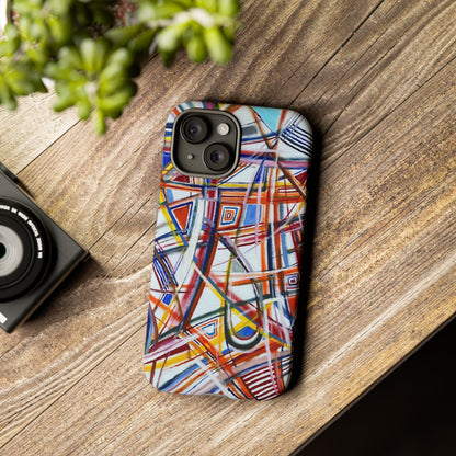 Phone Case with "Raceday at the Brickyard" painting design