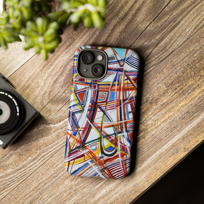 Phone Case with "Raceday at the Brickyard" painting design