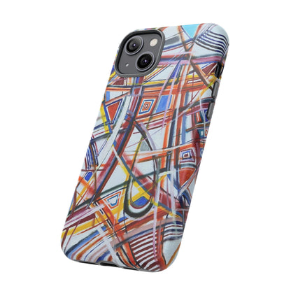 Phone Case with "Raceday at the Brickyard" painting design