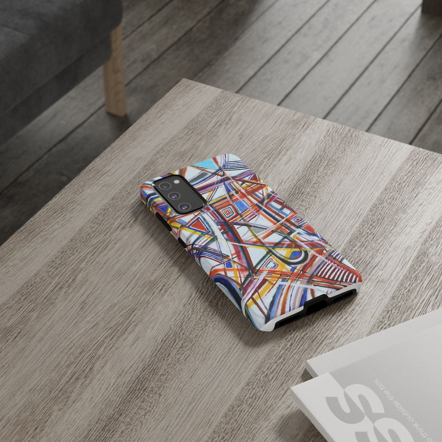 Phone Case with "Raceday at the Brickyard" painting design