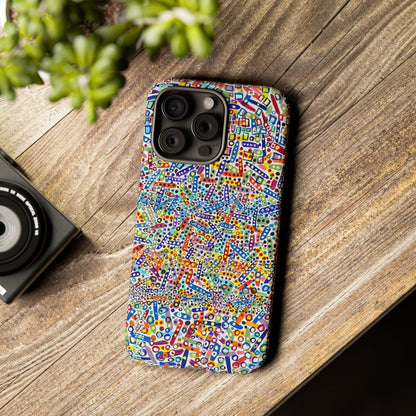 Phone Case "Imbrications" Painting