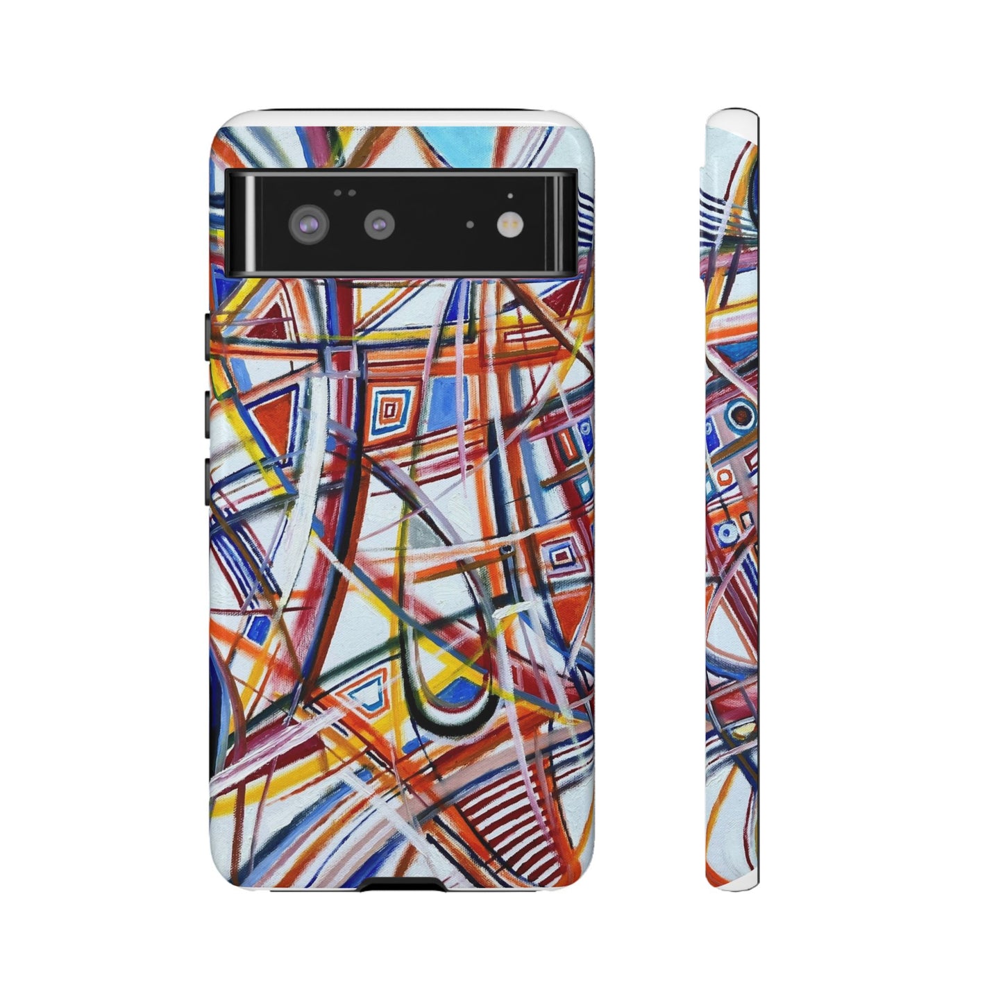Phone Case with "Raceday at the Brickyard" painting design