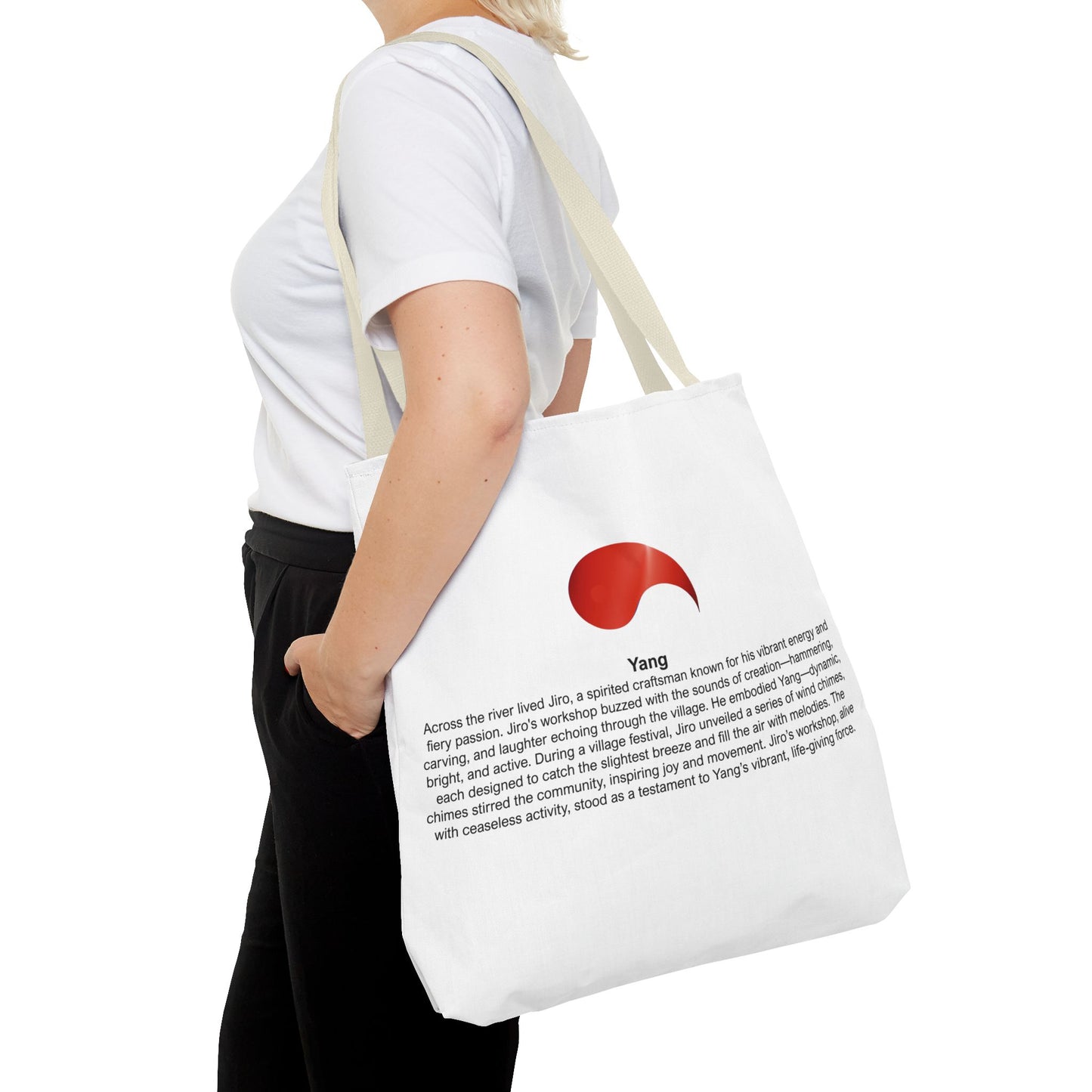 Yin and Yang Taegeuk Style Tote Bag