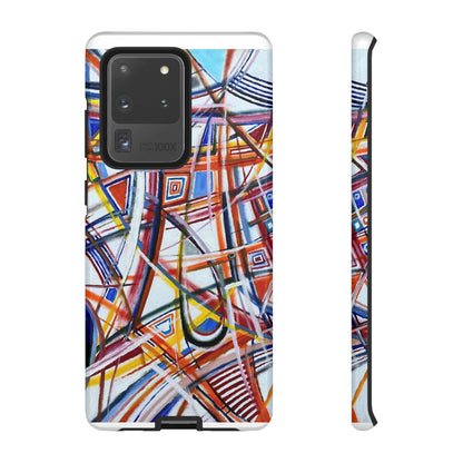 Phone Case with "Raceday at the Brickyard" painting design