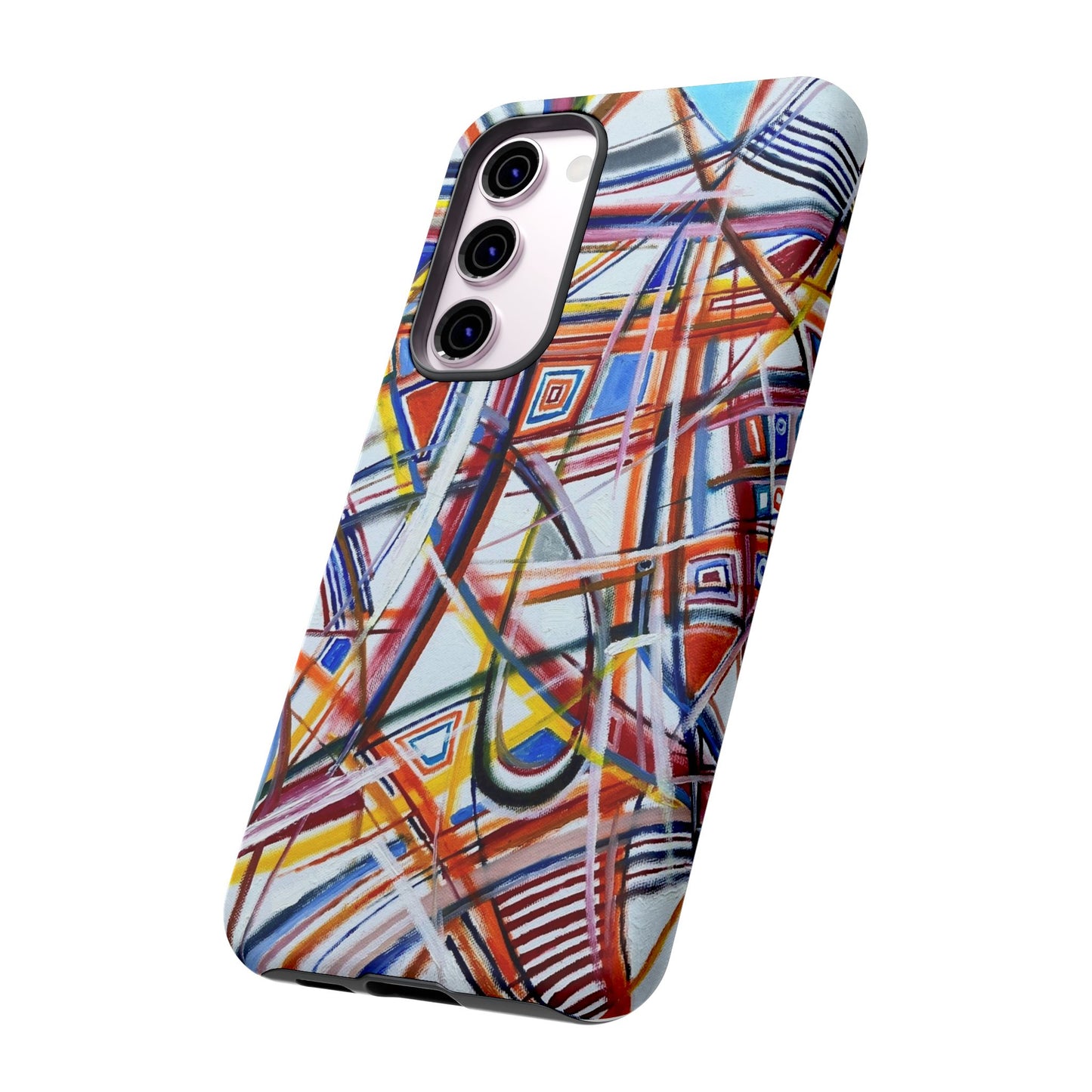 Phone Case with "Raceday at the Brickyard" painting design