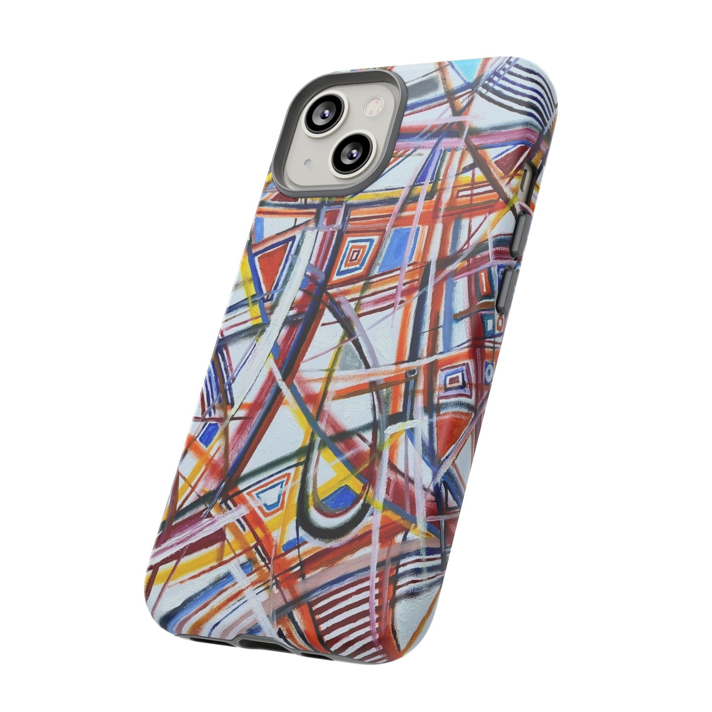 Phone Case with "Raceday at the Brickyard" painting design