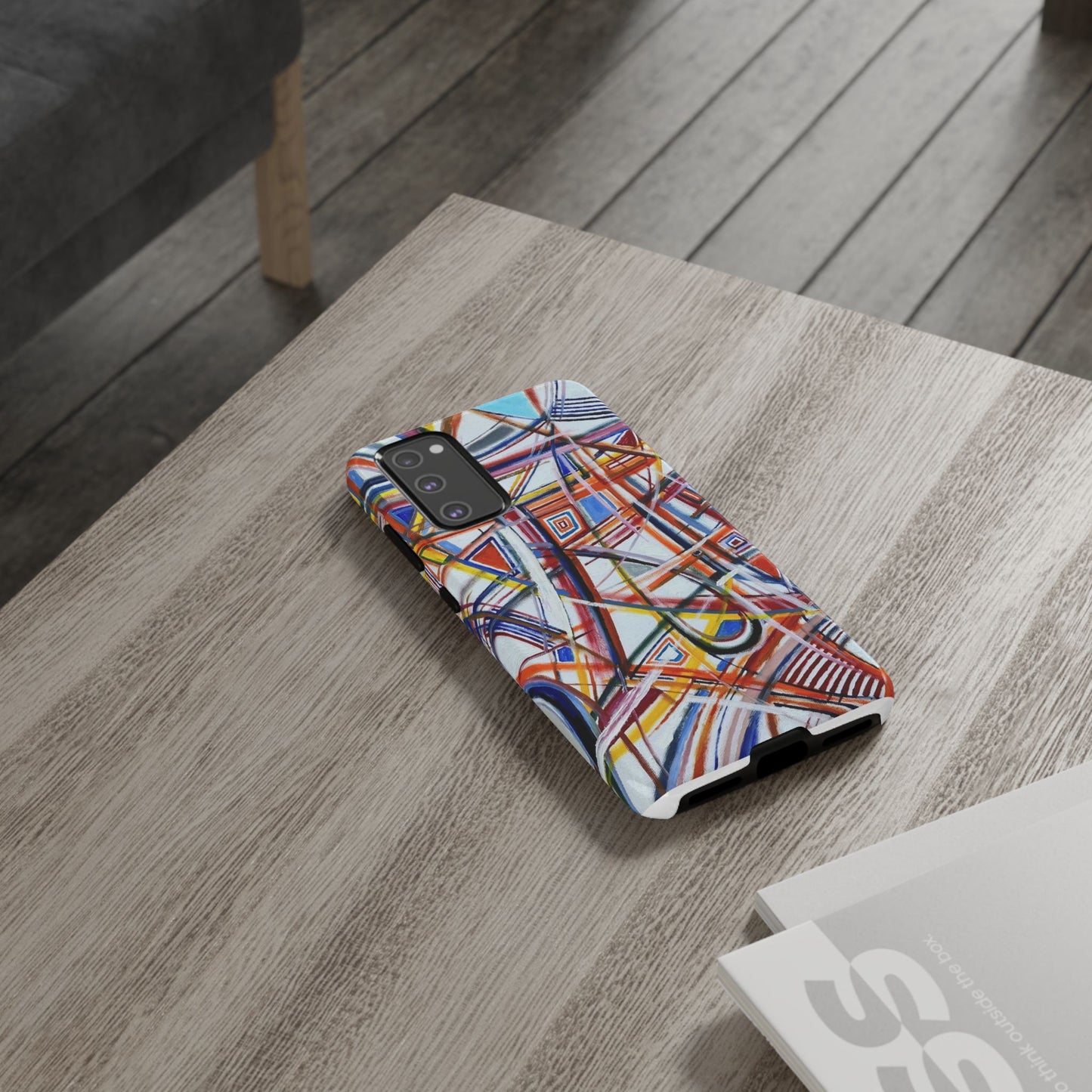 Phone Case with "Raceday at the Brickyard" painting design