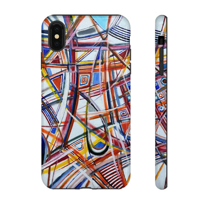 Phone Case with "Raceday at the Brickyard" painting design