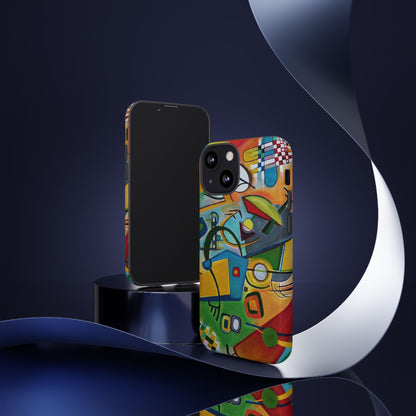 Phone Case "Kandinsky Inspired" Painting