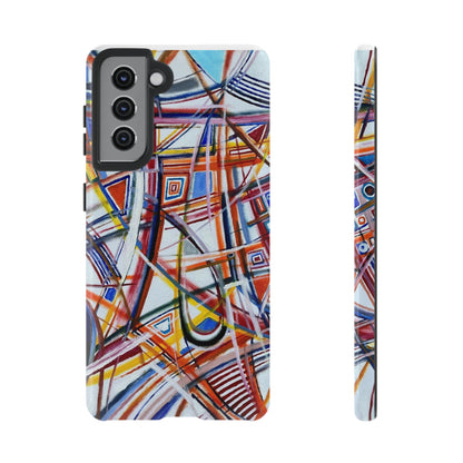 Phone Case with "Raceday at the Brickyard" painting design