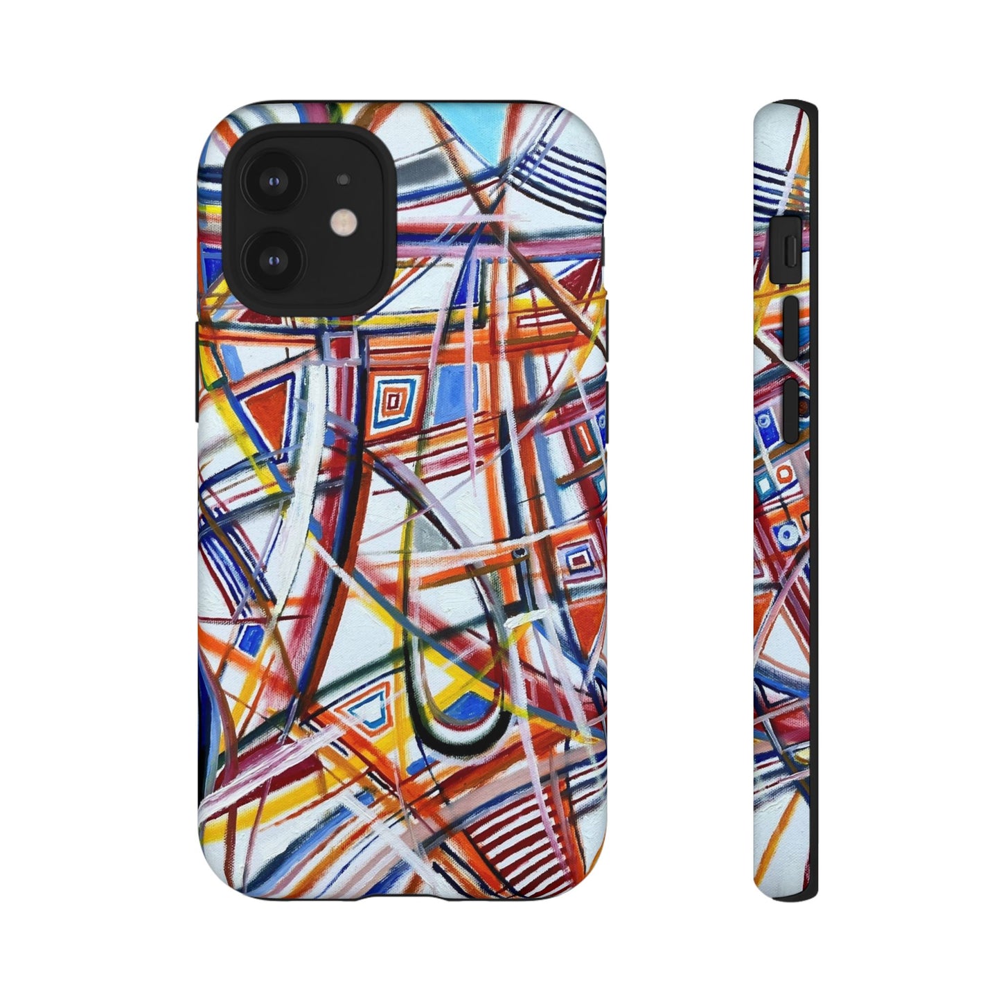 Phone Case with "Raceday at the Brickyard" painting design