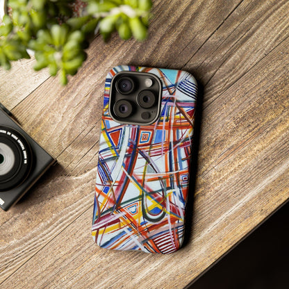 Phone Case with "Raceday at the Brickyard" painting design