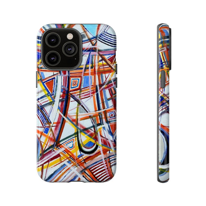 Phone Case with "Raceday at the Brickyard" painting design