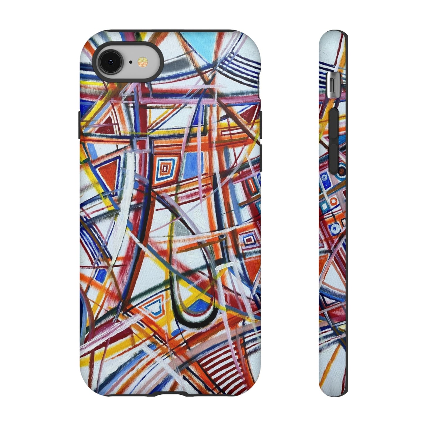 Phone Case with "Raceday at the Brickyard" painting design