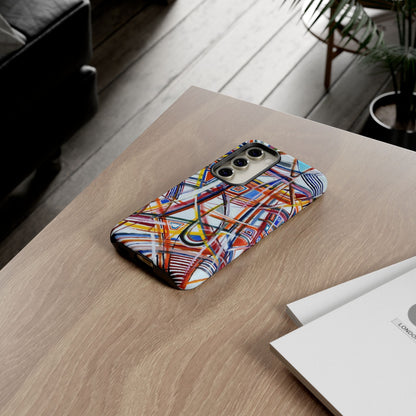 Phone Case with "Raceday at the Brickyard" painting design