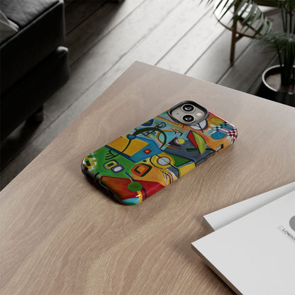 Phone Case "Kandinsky Inspired" Painting