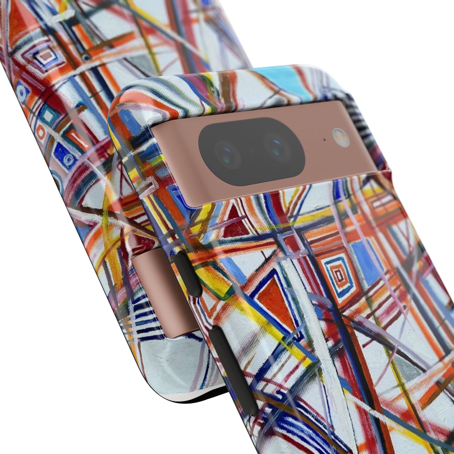 Phone Case with "Raceday at the Brickyard" painting design