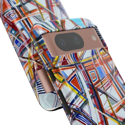 Phone Case with "Raceday at the Brickyard" painting design