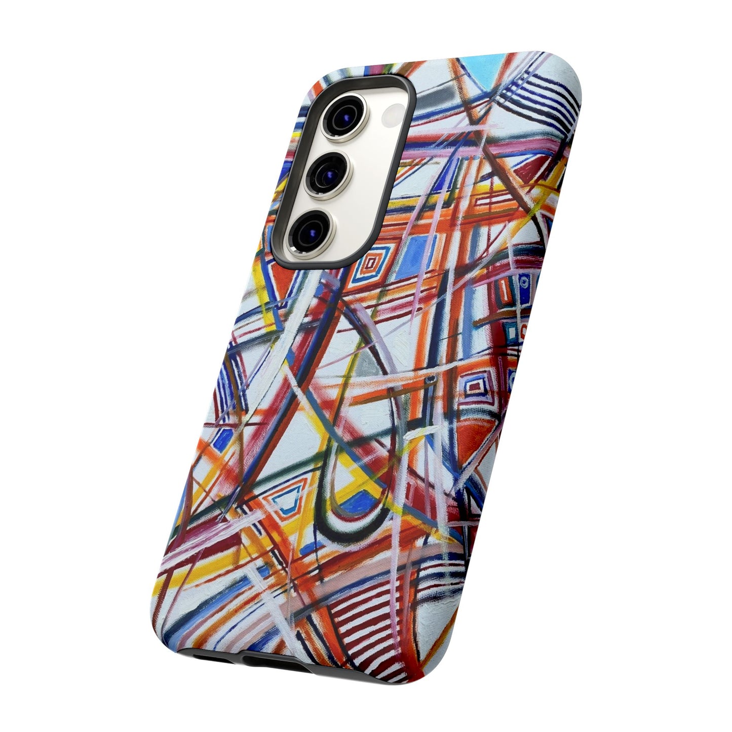 Phone Case with "Raceday at the Brickyard" painting design
