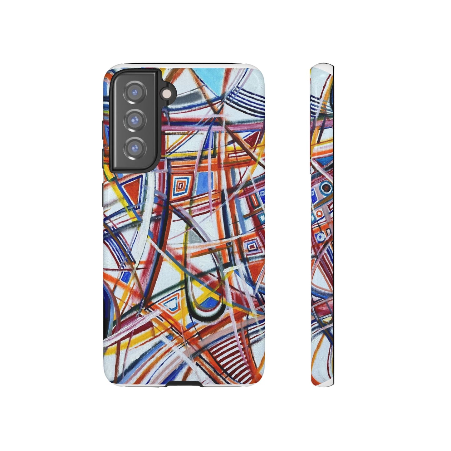Phone Case with "Raceday at the Brickyard" painting design