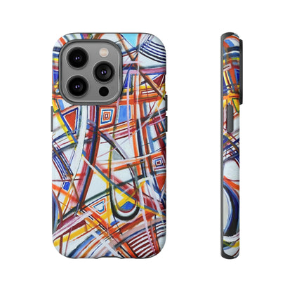 Phone Case with "Raceday at the Brickyard" painting design