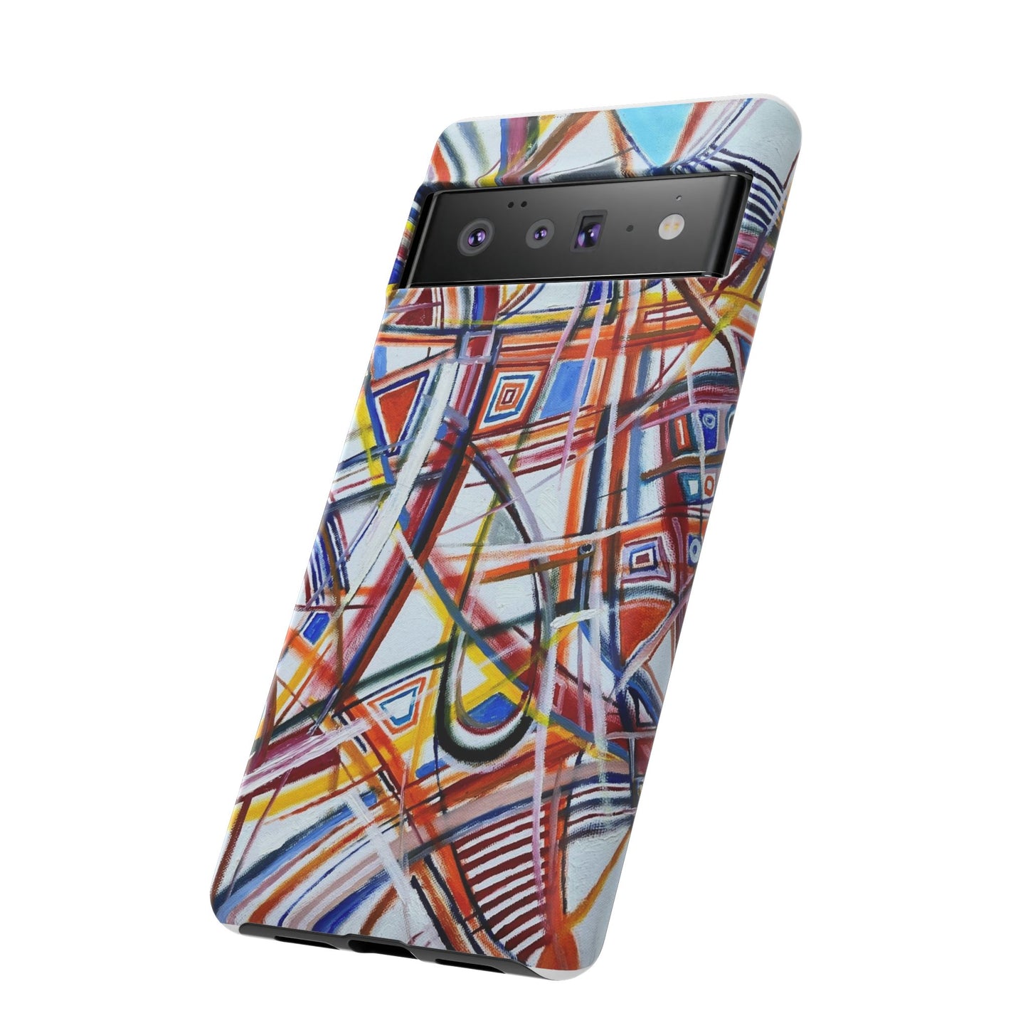 Phone Case with "Raceday at the Brickyard" painting design