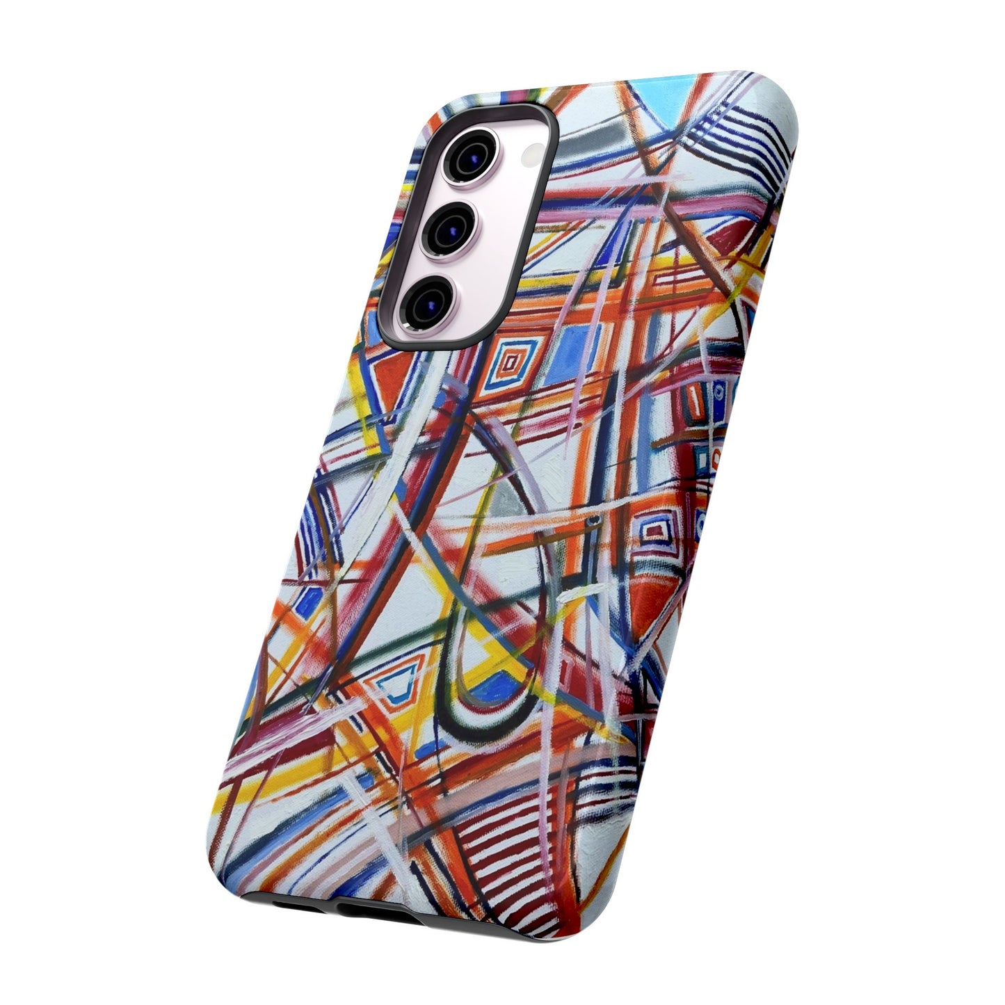 Phone Case with "Raceday at the Brickyard" painting design